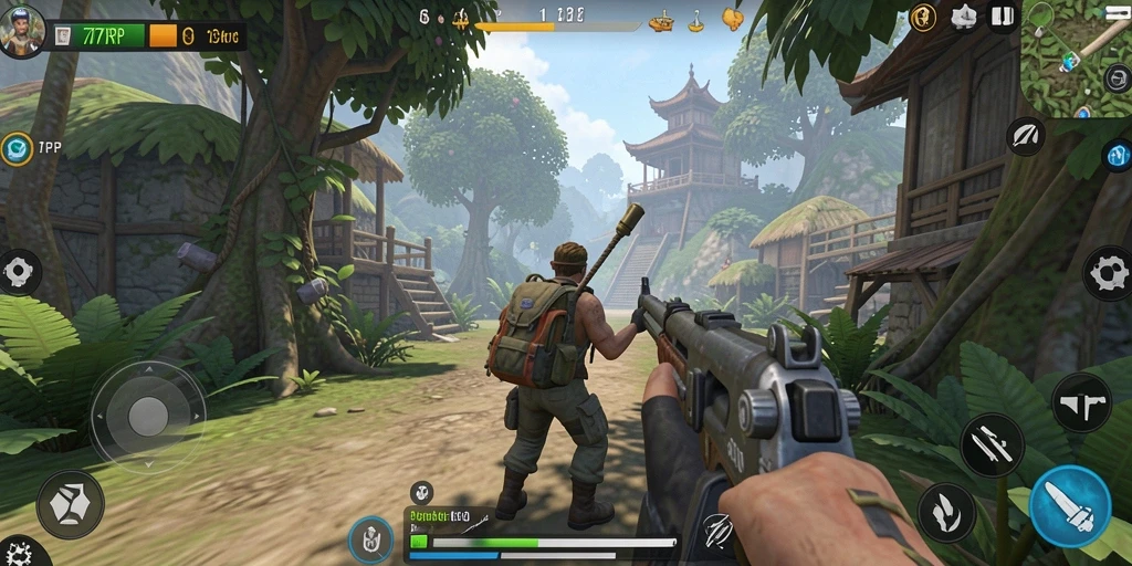 Gameplay menegangkan di 77RP dengan grafis menawan.