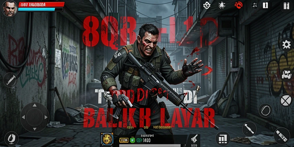 Tampilan gameplay menyeramkan dari 8QR yang membuat pemain terhanyut.