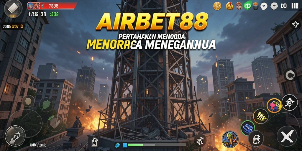 Screenshot gameplay Tower Defense yang menegangkan di AIRBET88.