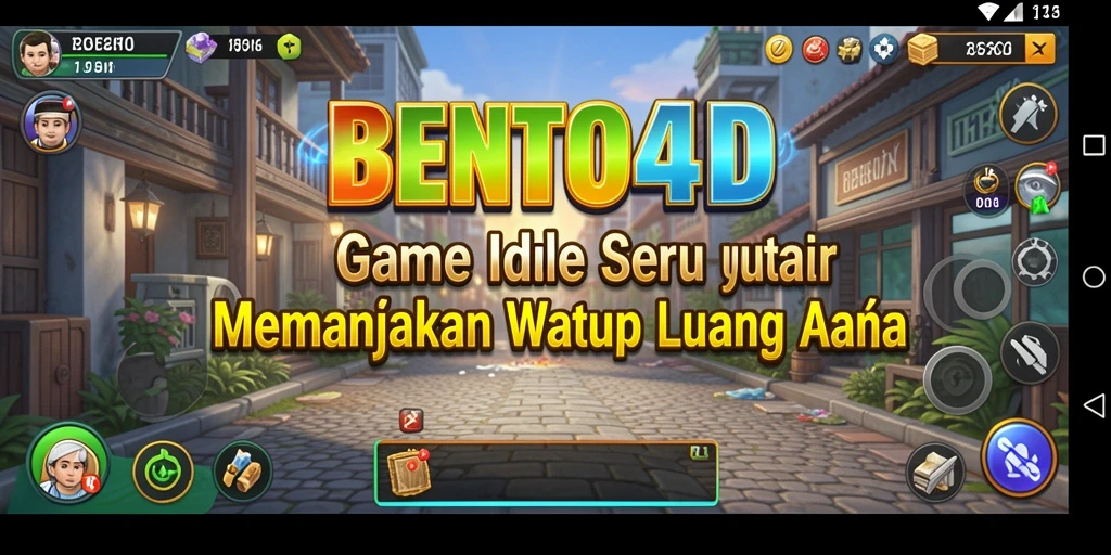Tampilan menarik dari gameplay BENTO4D yang menenangkan.