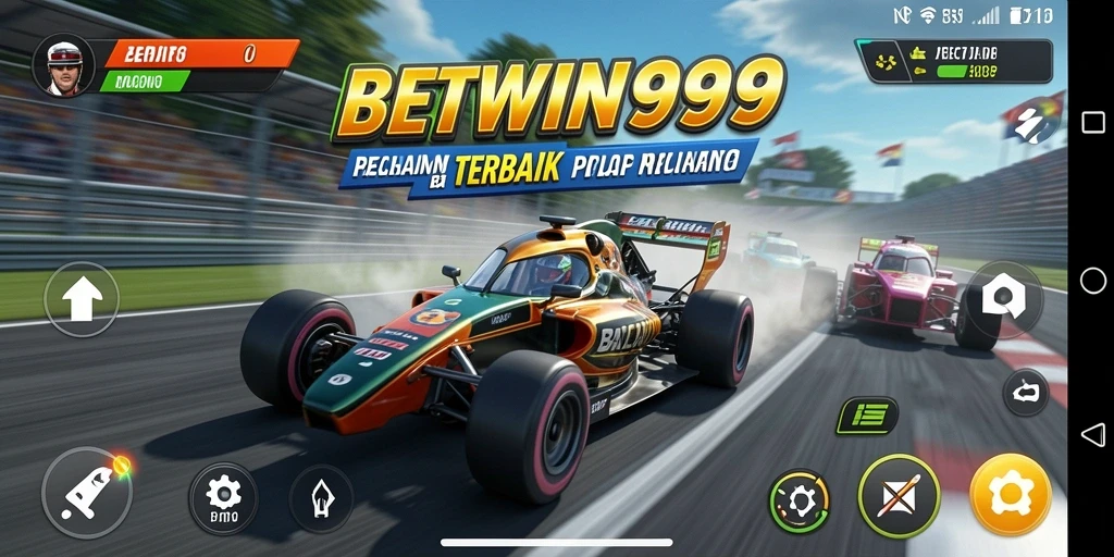 Tampilan mendebarkan dari gameplay balap BETWIN999 yang penuh aksi.