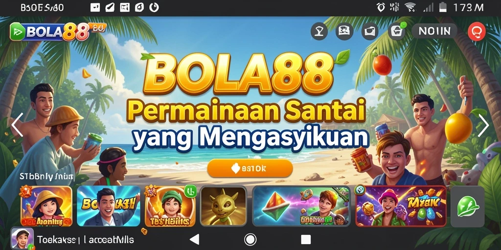 Tampilan gameplay <strong>BOLA88</strong> yang seru dan mengasyikkan.