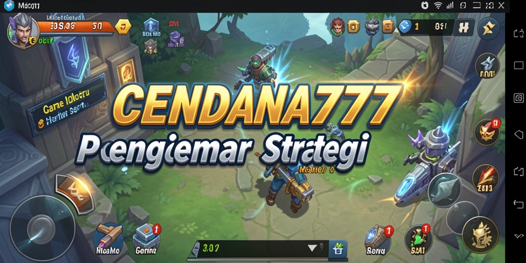Tampilan gameplay CENDANA777 dengan mekanisme Idle yang seru.