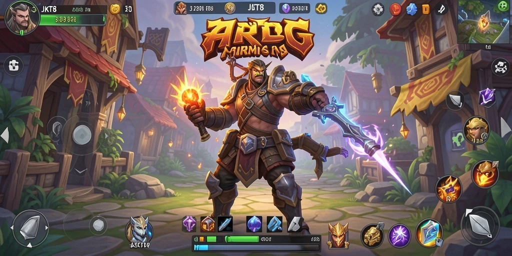 Gameplay mendebarkan dalam dunia ARPG yang luas.