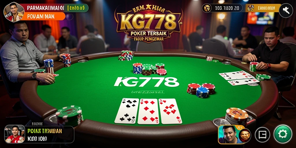 Gameplay poker seru di KG778 dengan pemain dari seluruh dunia.