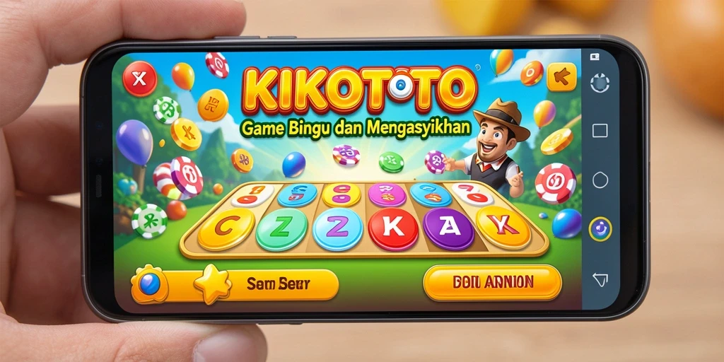 Tampilan gameplay seru dari KIKOTOTO yang penuh aksi Bingo.