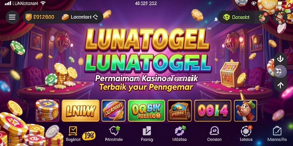 Tampilan gameplay LUNATOGEL yang memukau dan menarik.