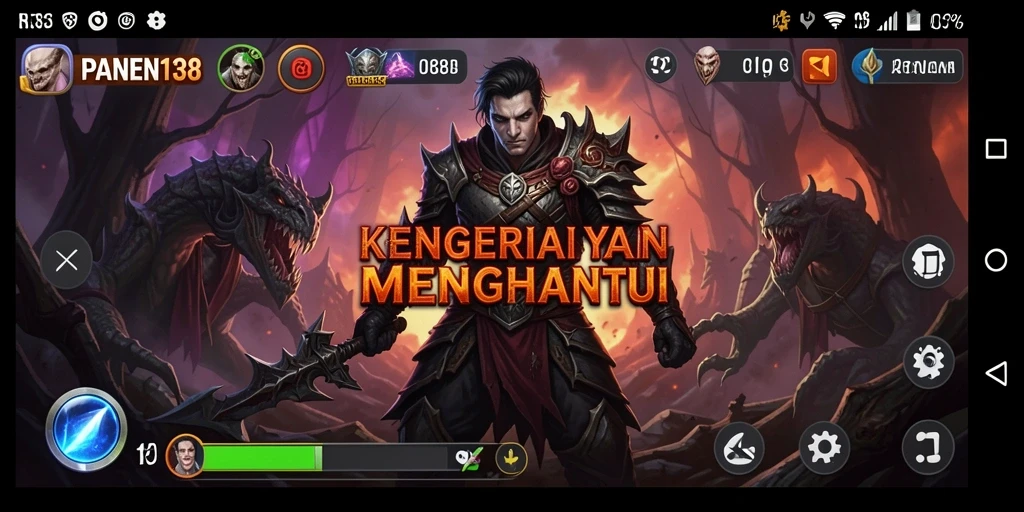 Screenshot dari gameplay menakutkan dan atmosfer mencekam.