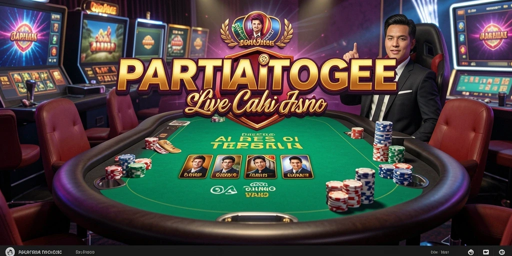 Screenshot gameplay aktif di PARTAITOGEL dengan dealer nyata.