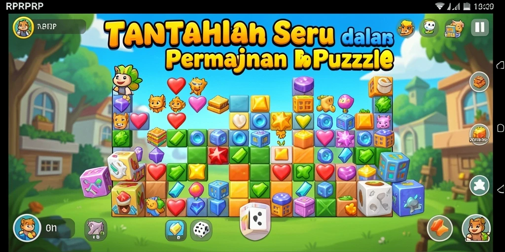Tampilan gameplay menantang dalam RPRPRP yang membuat pemain terpacu.