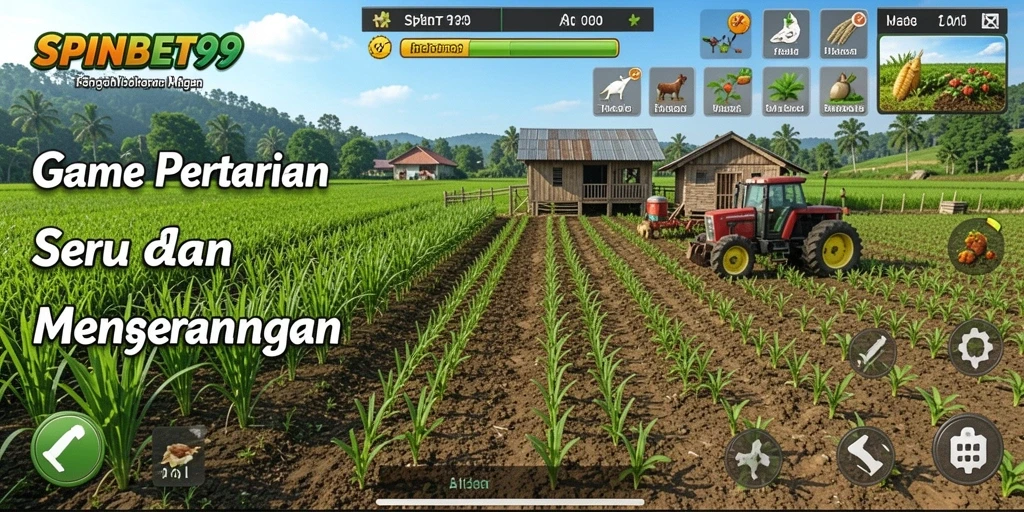 Tampilan screenshot gameplay SPINBET99 yang menarik dan penuh warna.